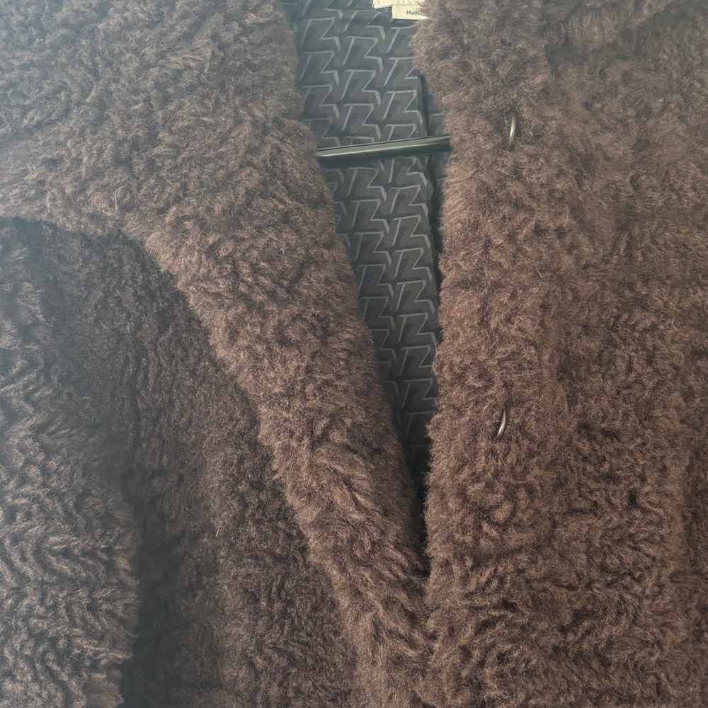 Zadig & Voltaire Dark Brown Teddy Jacket - Picture 11 of 16
